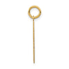 14k Medium Polished Number 53 Charm