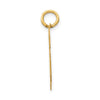 14k Medium Polished Number 76 Charm