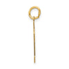 14k Medium Polished Number 82 Charm