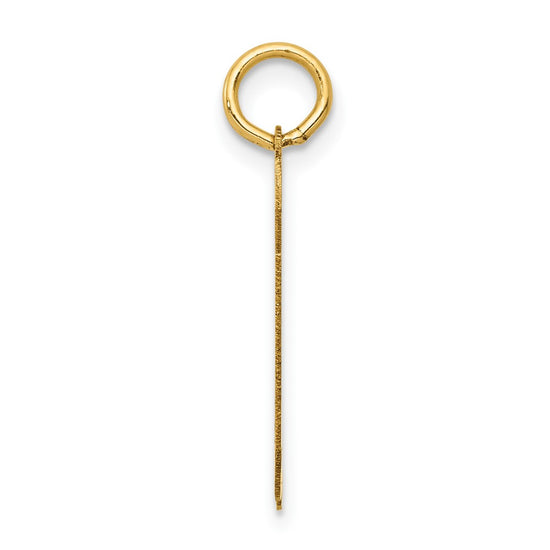 14k Medium Polished Number 90 Charm