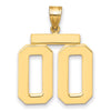 Polished Number Charms — 00