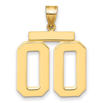 Polished Number Charms — 00