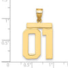 Polished Number Charms — 01