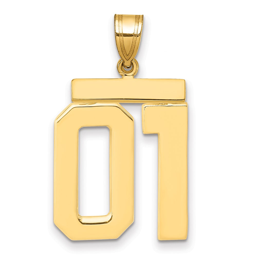 Polished Number Charms — 01
