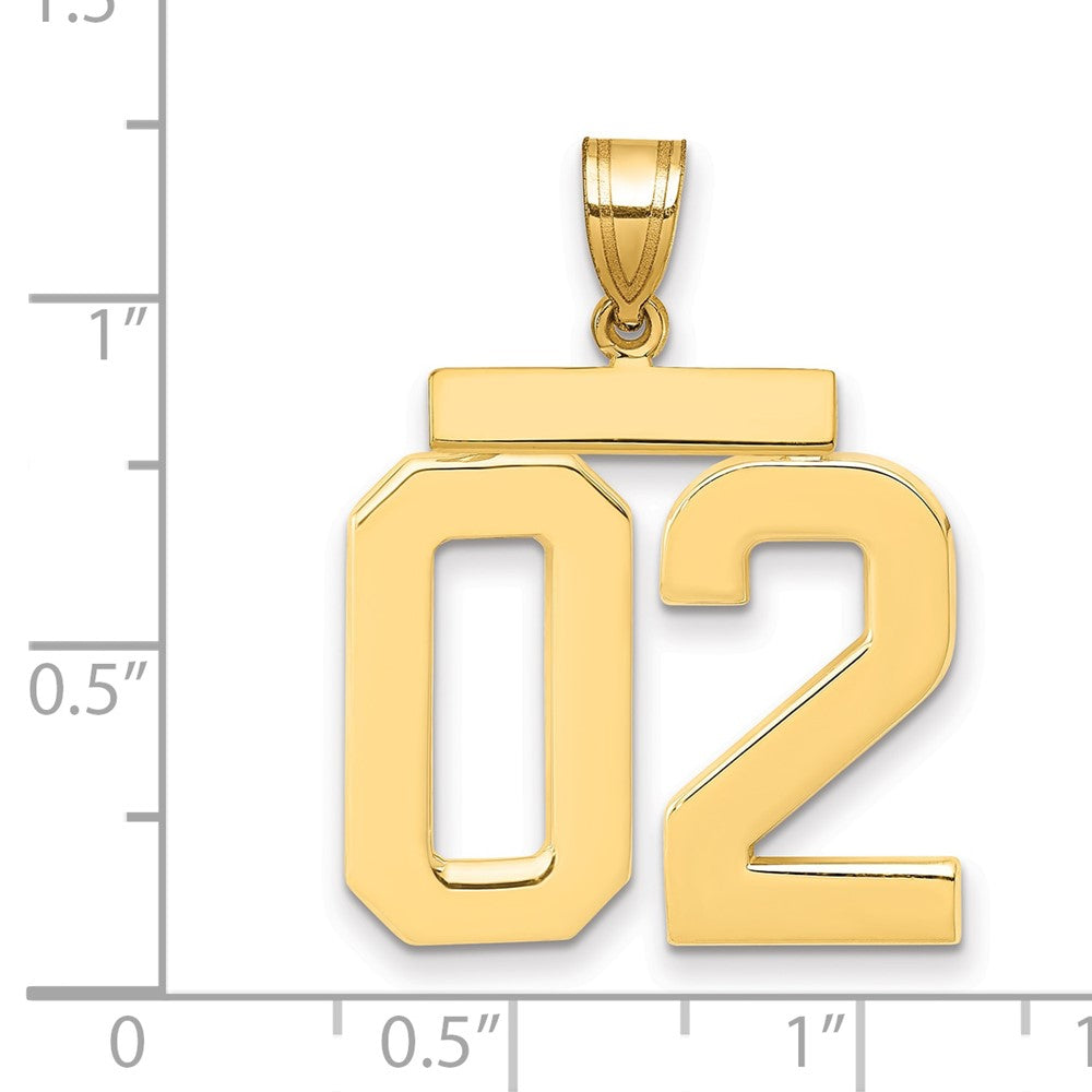 Polished Number Charms — 02