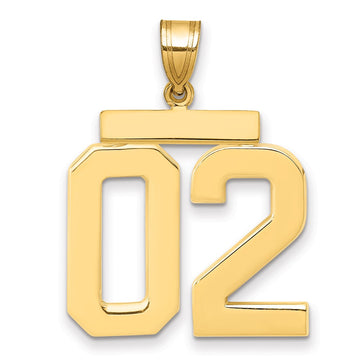 Polished Number Charms — 02