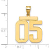 Polished Number Charms — 05