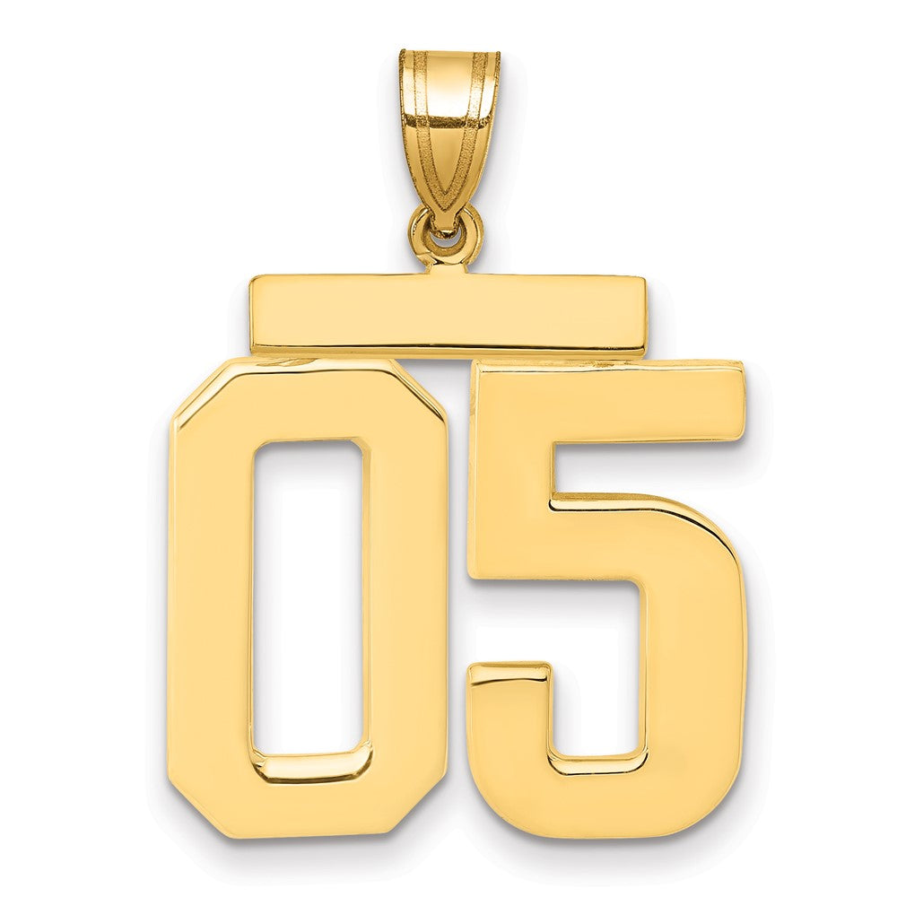 Polished Number Charms — 05