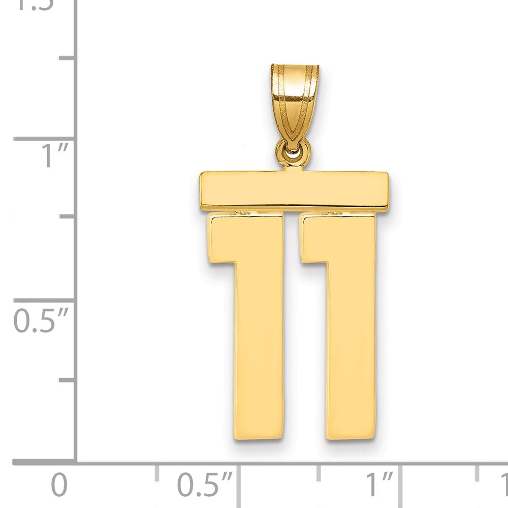 Polished Number Charms — 11