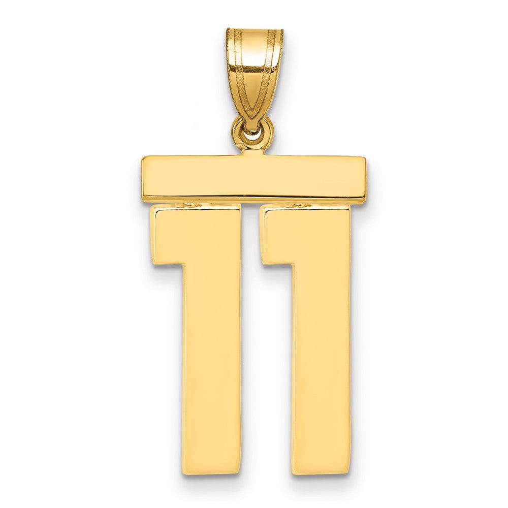 Polished Number Charms — 11