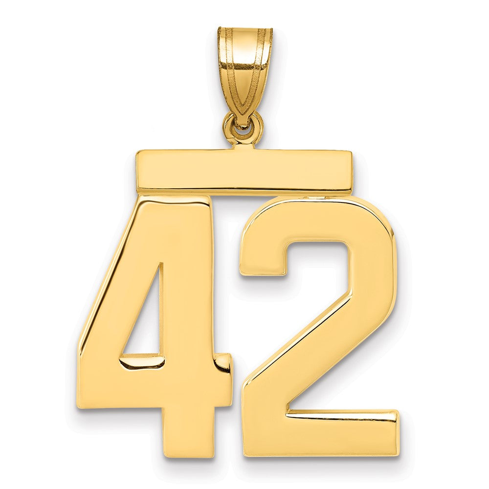 Polished Number Charms — 42