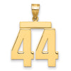 Polished Number Charms — 44