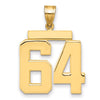 Polished Number Charms — 64