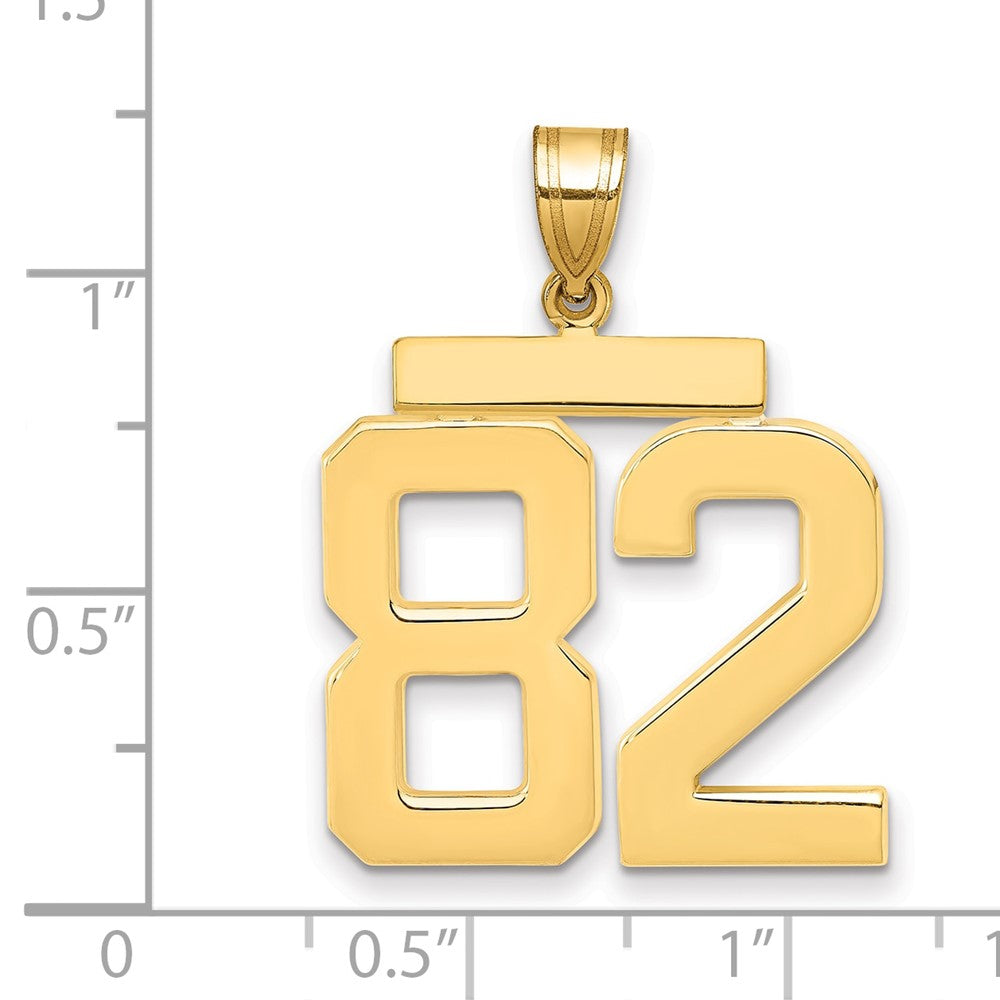 Polished Number Charms — 82