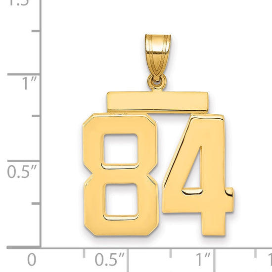 Polished Number Charms — 84