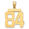 Polished Number Charms — 84
