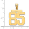 Polished Number Charms — 85