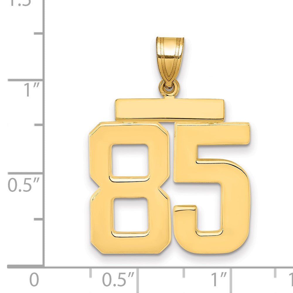 Polished Number Charms — 85