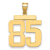 Polished Number Charms — 85