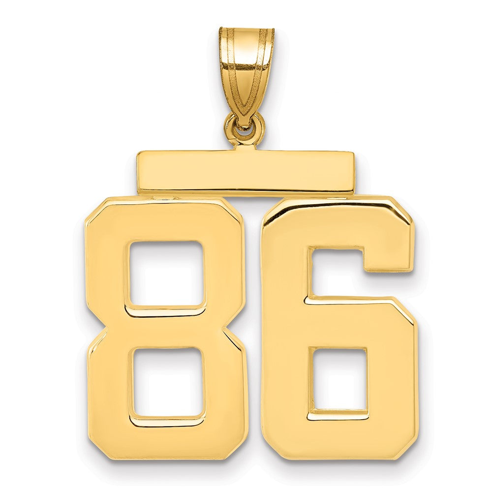 Polished Number Charms — 86