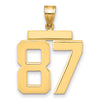 Polished Number Charms — 87