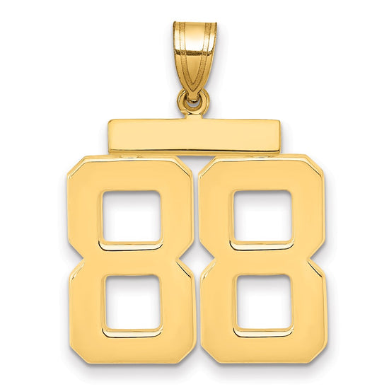Polished Number Charms — 88