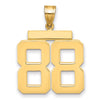 Polished Number Charms — 88