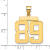 Polished Number Charms — 89