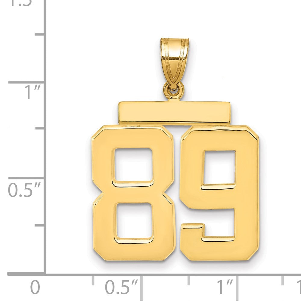 Polished Number Charms — 89