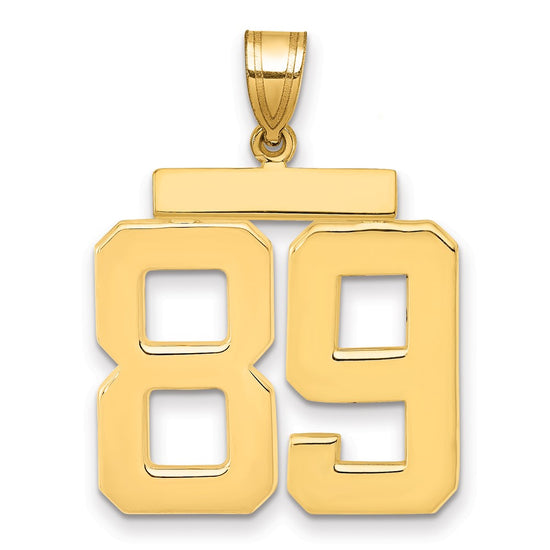 Polished Number Charms — 89