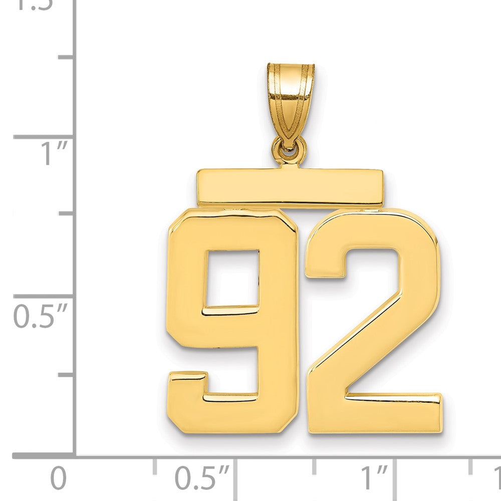 Polished Number Charms — 92
