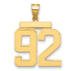 Polished Number Charms — 92