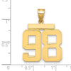 Polished Number Charms — 98
