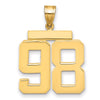 Polished Number Charms — 98