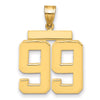 Polished Number Charms — 99