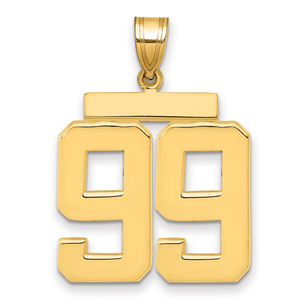 Polished Number Charms — 99