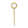 14k Small Polished Number 11 Charm
