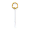 14k Small Polished Number 14 Charm