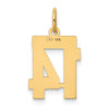 14k Small Polished Number 14 Charm