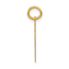 14k Small Polished Number 47 Charm