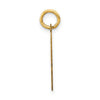 14k Small Polished Number 58 Charm