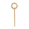 14k Small Polished Number 77 Charm