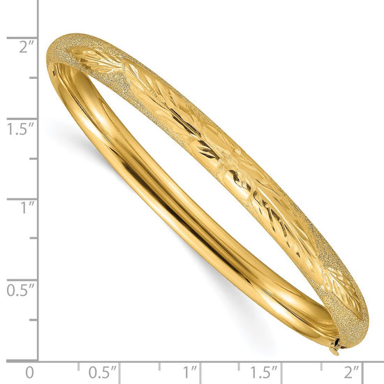 Gold Laser-Cut Hinged Bangles