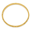 Gold Laser-Cut Hinged Bangles