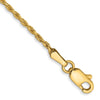Gold (10K & 14K) Diamond-Cut Machine-Made Rope Chain