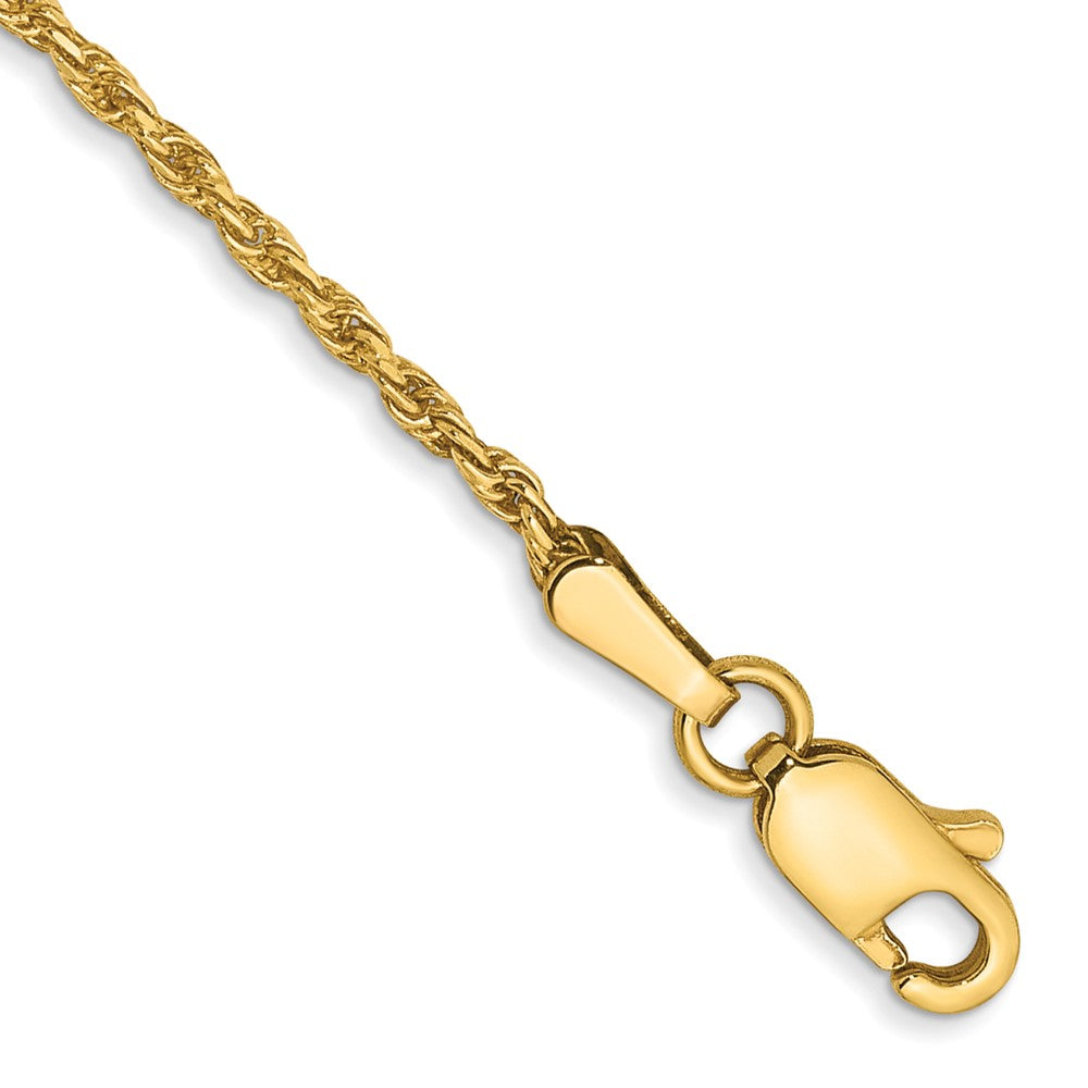 Gold (10K & 14K) Diamond-Cut Machine-Made Rope Chain