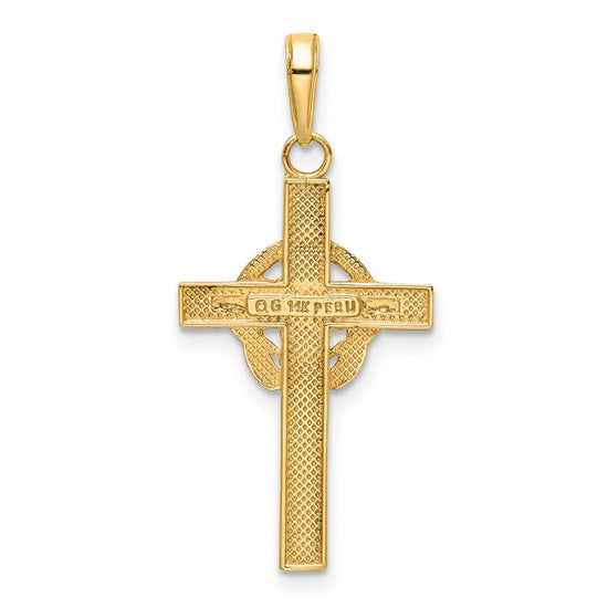 Gold Celtic Cross Pendant