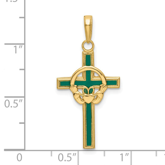 Gold Celtic Cross Pendant