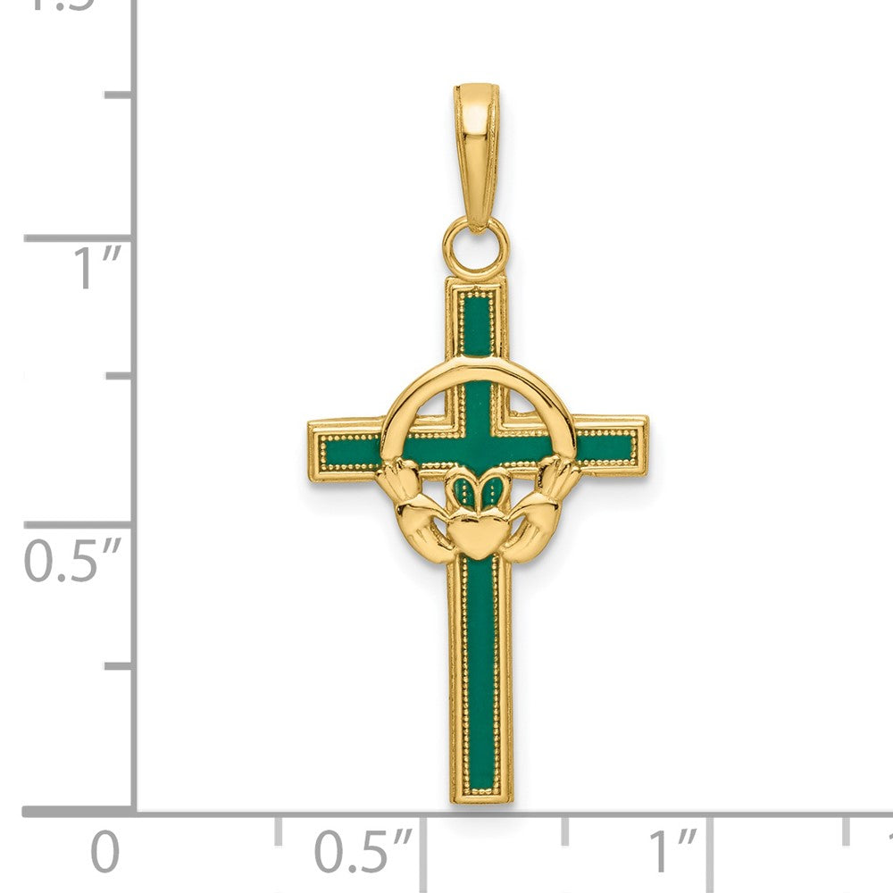 Gold Celtic Cross Pendant