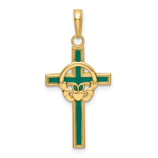 Gold Celtic Cross Pendant